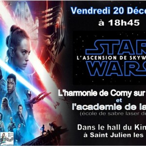 Académie de la Force Sortie Star Wars IX à Kinépolis